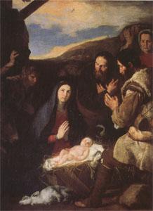 Jusepe de Ribera The Adoration of the Shepherds (mk05) Germany oil painting art